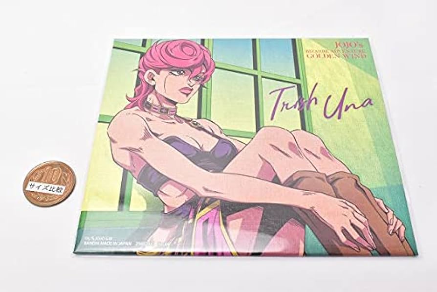 ジョジョの奇妙な冒険 アートポスター　トリッシュ・ウナ ジョジョの奇妙な冒険 黄金の風 トリッシュ・ウナ - メルカリ